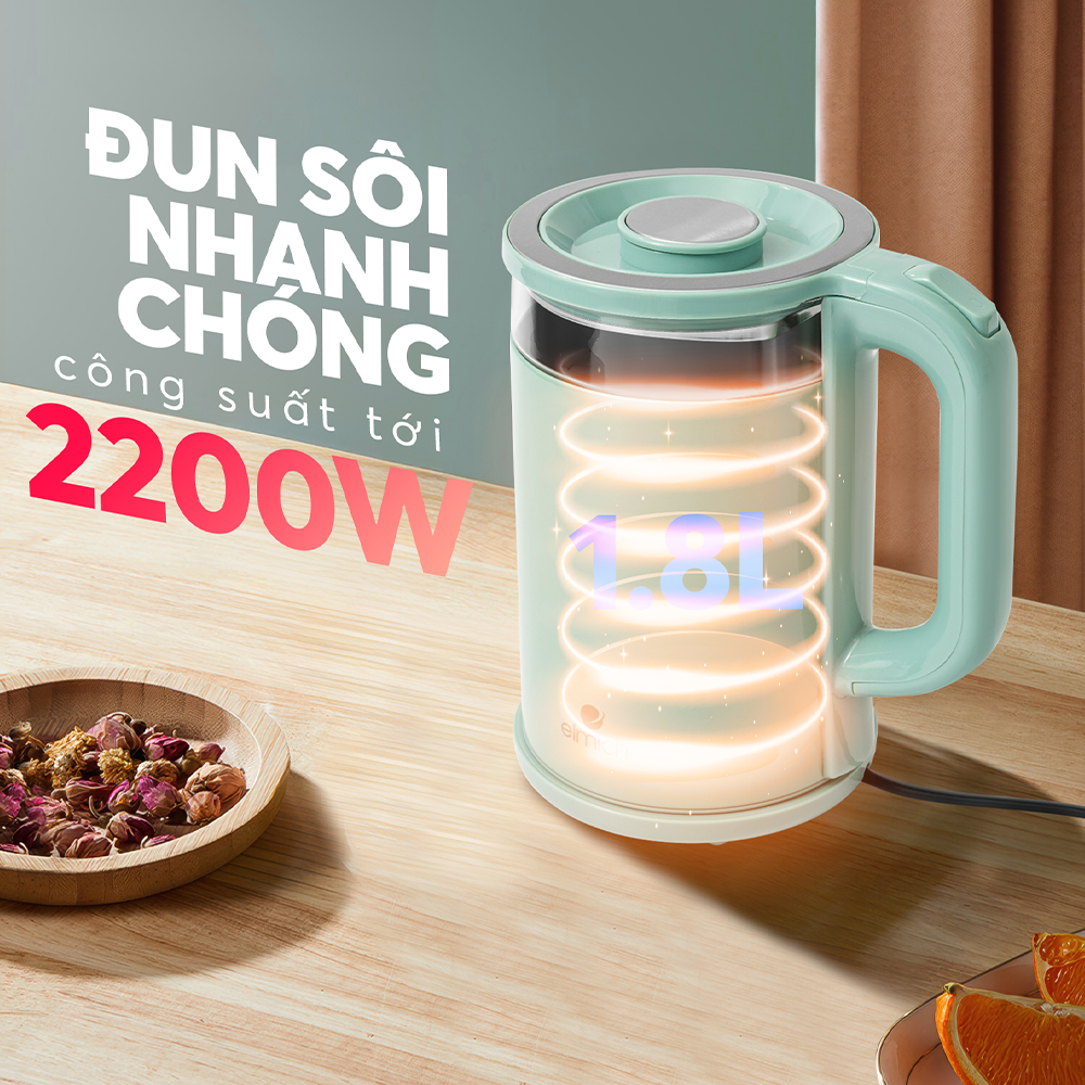 Ấm siêu tốc 1.8L Elmich KEE-9141WG