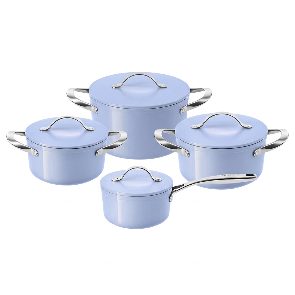 Bộ nồi Ceramic Elmich Premium Zen Quánh 16cm, nồi 18, 20, 24cm