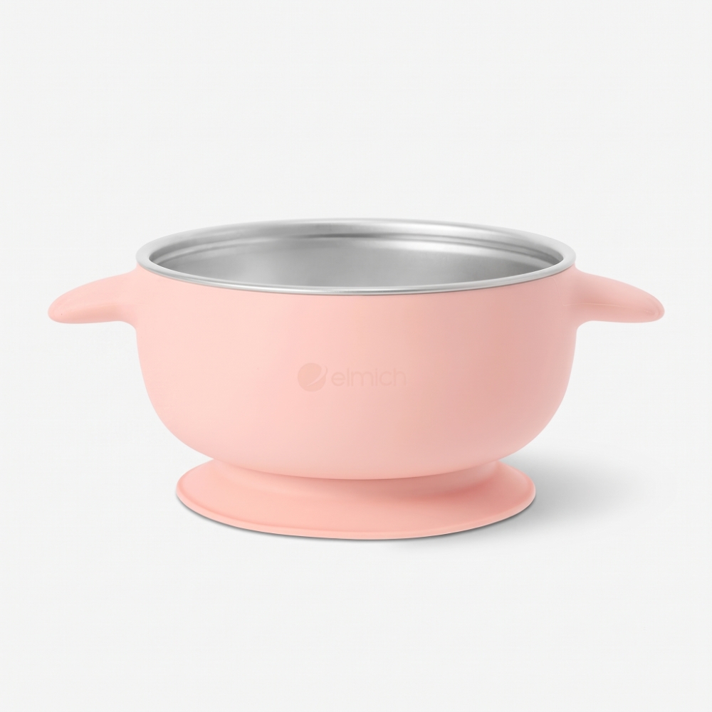 Bát ăn cơm trẻ em platinum silicone Elmich Daily