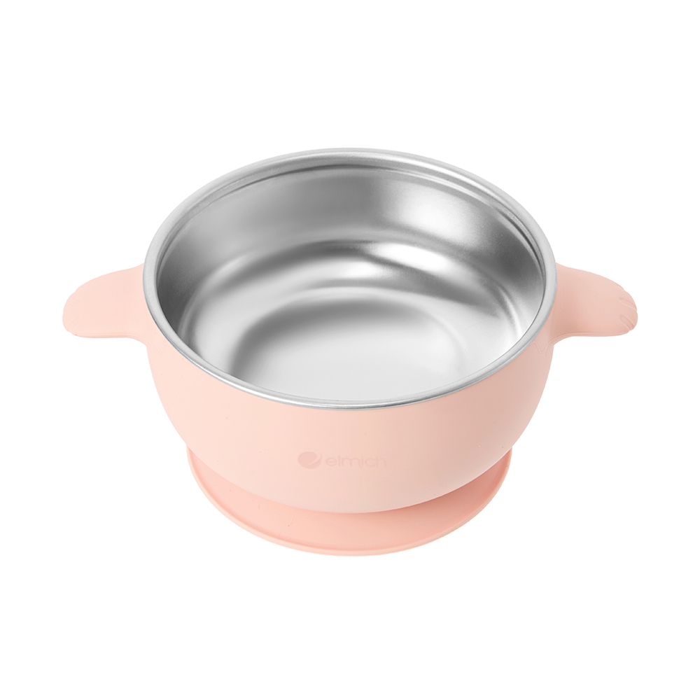 Bát ăn cơm trẻ em platinum silicone Elmich Daily