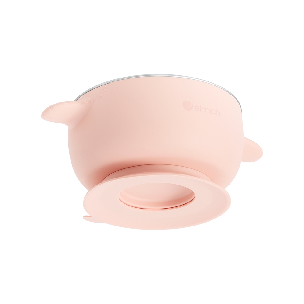 Bát ăn cơm trẻ em platinum silicone Elmich Daily
