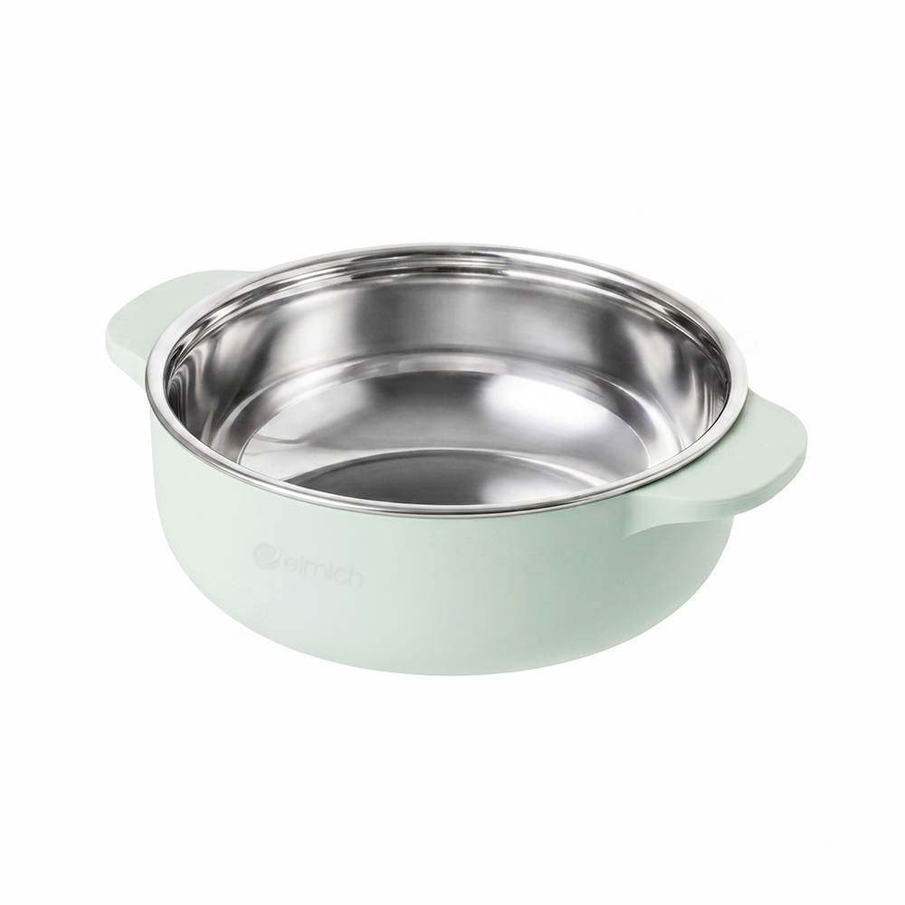 Bát ăn cơm trẻ em platinum silicone Elmich Daily