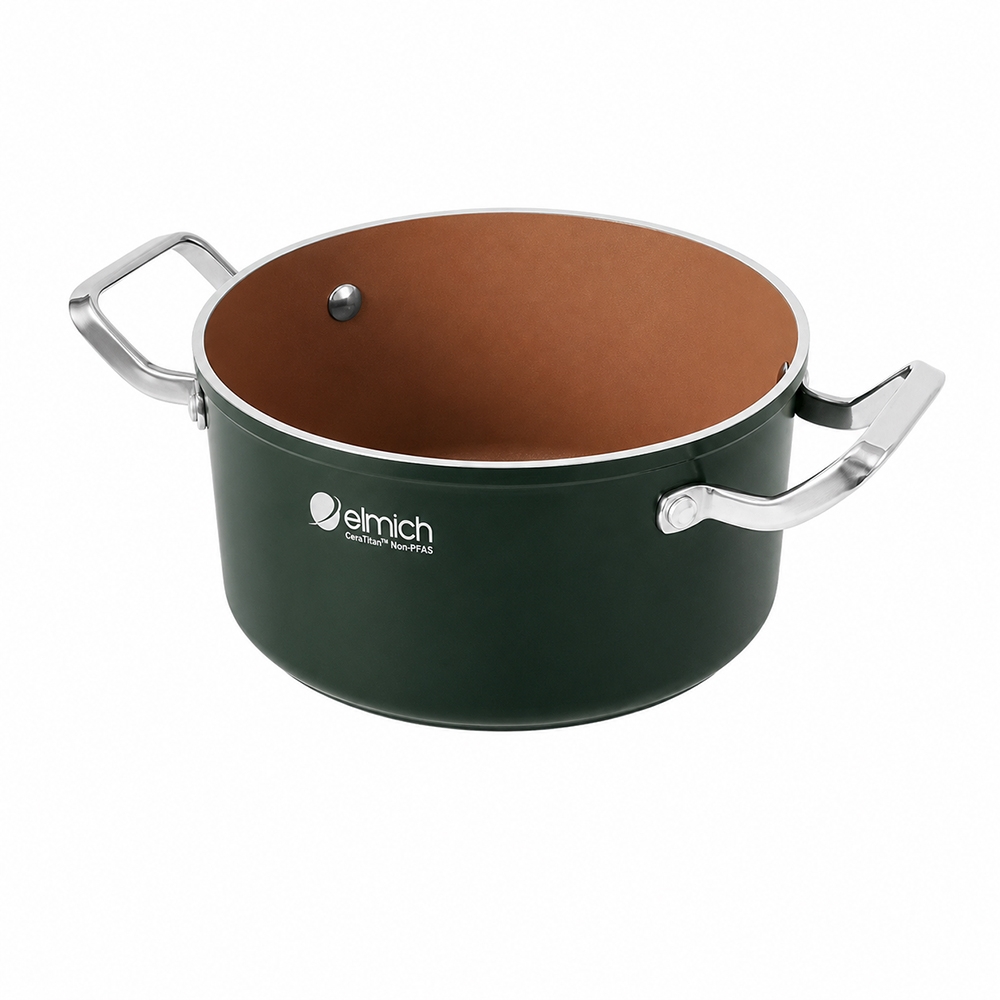 Bộ nồi ceramic Elmich Plus Harmony 16, 18, 20, 24cm