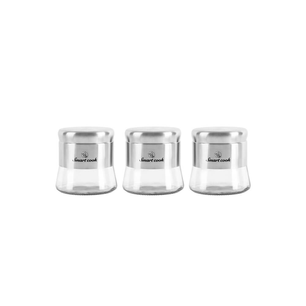 Bộ hộp đựng gia vị thủy tinh 9 món Smartcook SM-8401OL