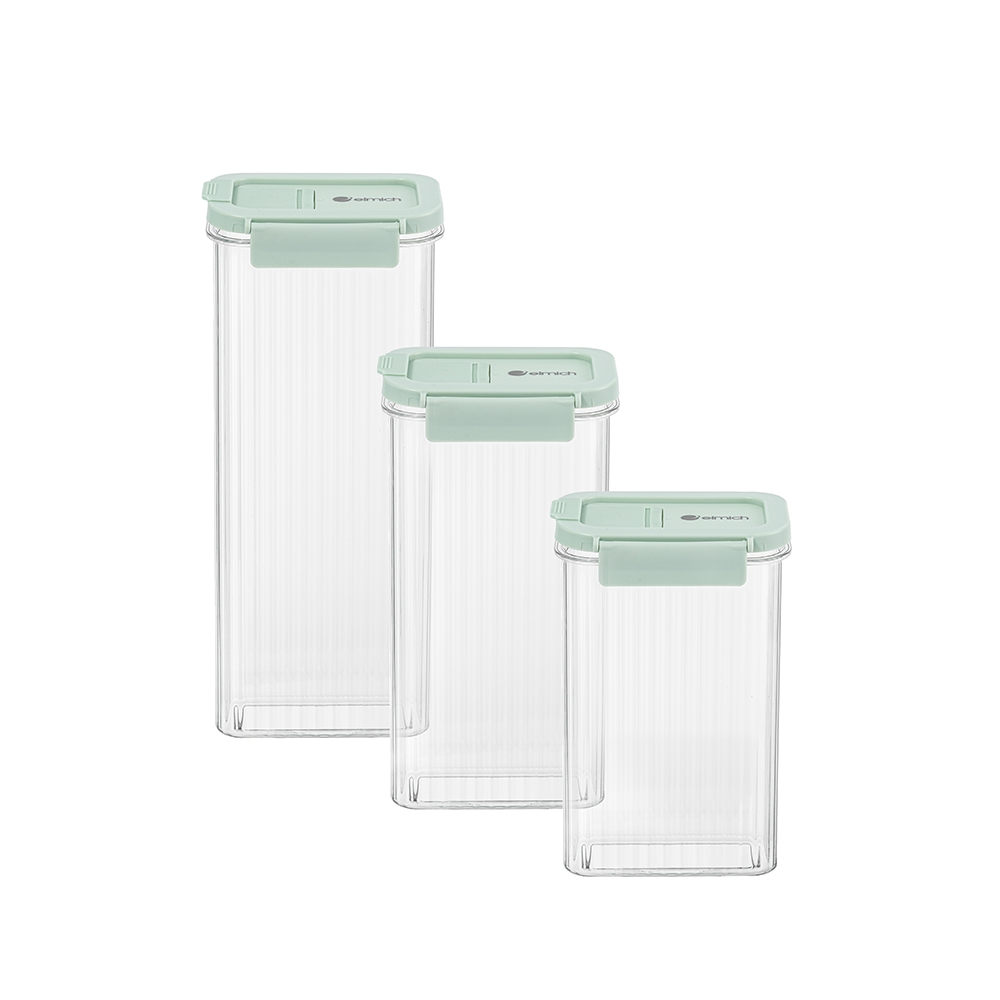 Bộ 3 hộp bảo quản thực phẩm Elmich EL3123 dung tích 1010ml-1450ml- 2000ml