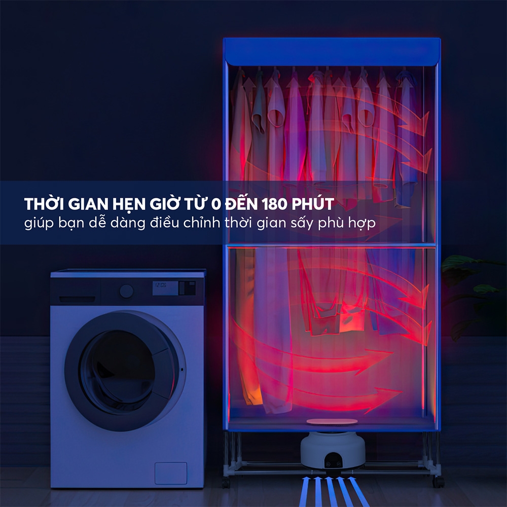 Tủ sấy quần áo Elmich CDE-8641