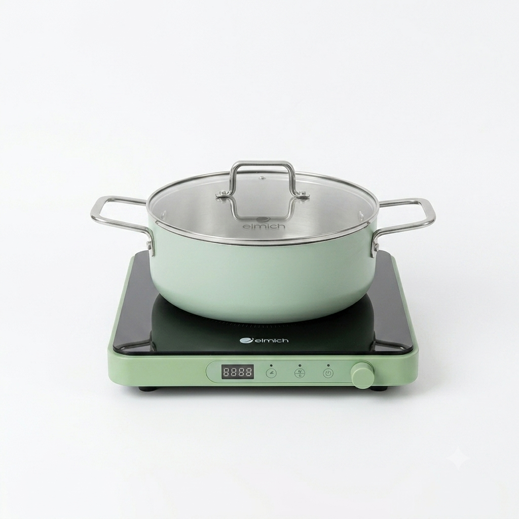 Combo Bếp điện từ + Nồi lẩu Ceramic