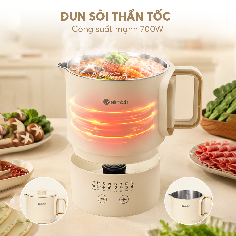 Nồi lẩu điện mini Elmich MPE1393