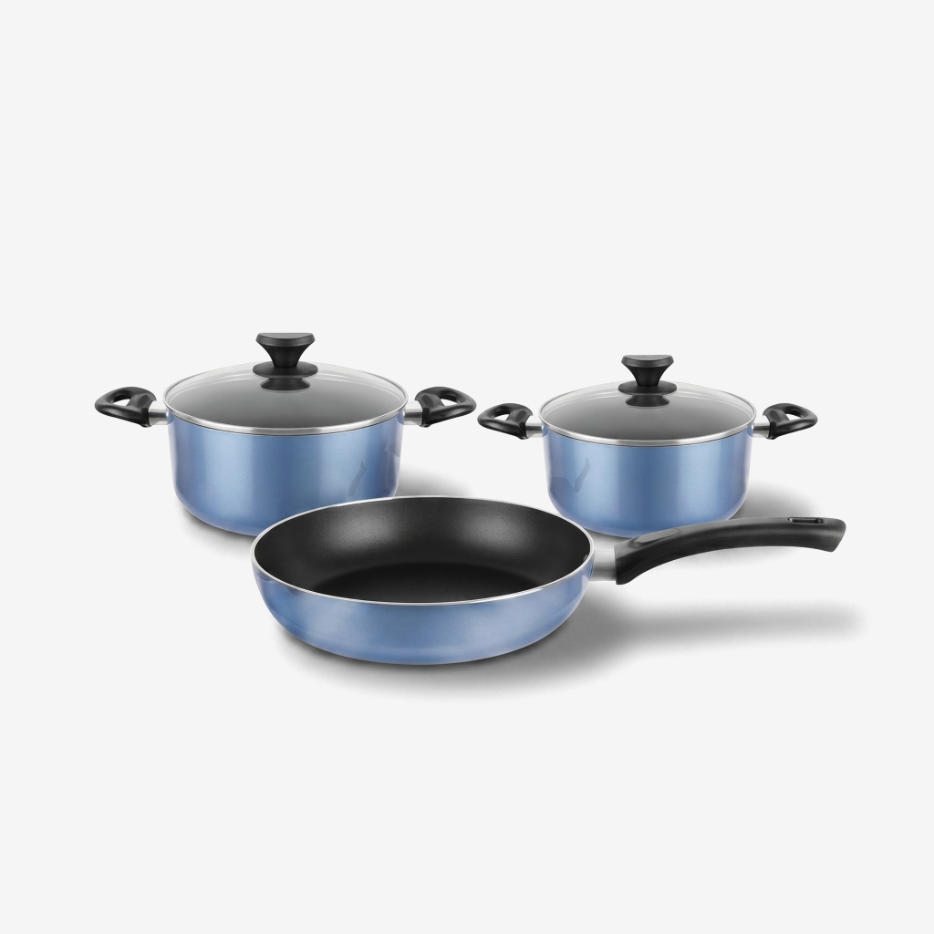 Bộ nồi chảo hợp kim nhôm Elmich EDA-0839