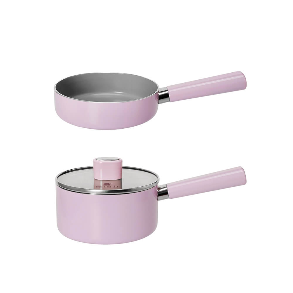 Bộ quánh chảo chống dính Ceramic Elmich - Lavender