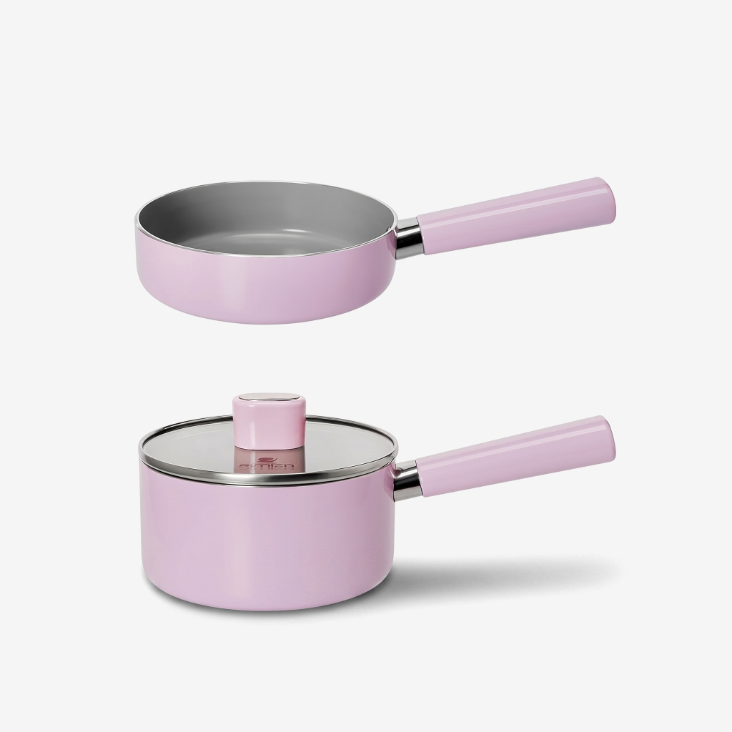 Bộ quánh chảo chống dính Ceramic Elmich - Lavender