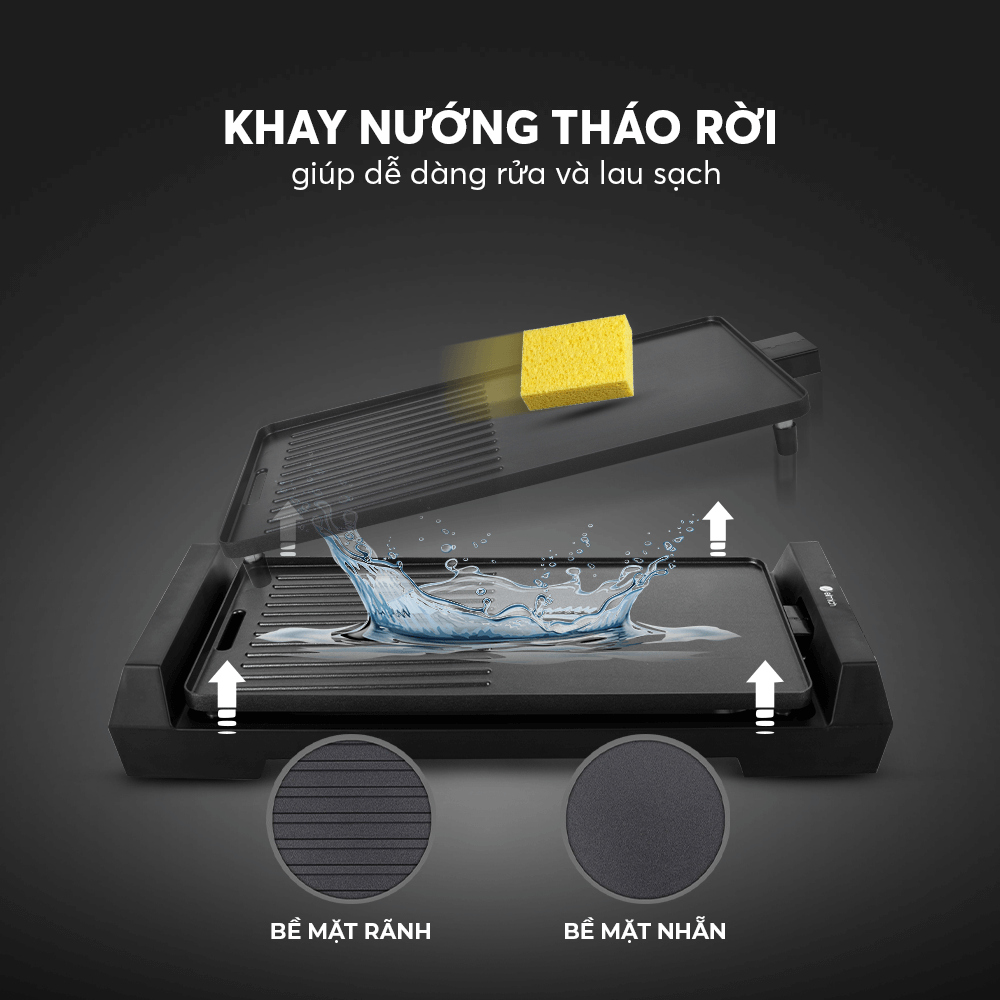 Vỉ nướng điện Elmich EGE-3642
