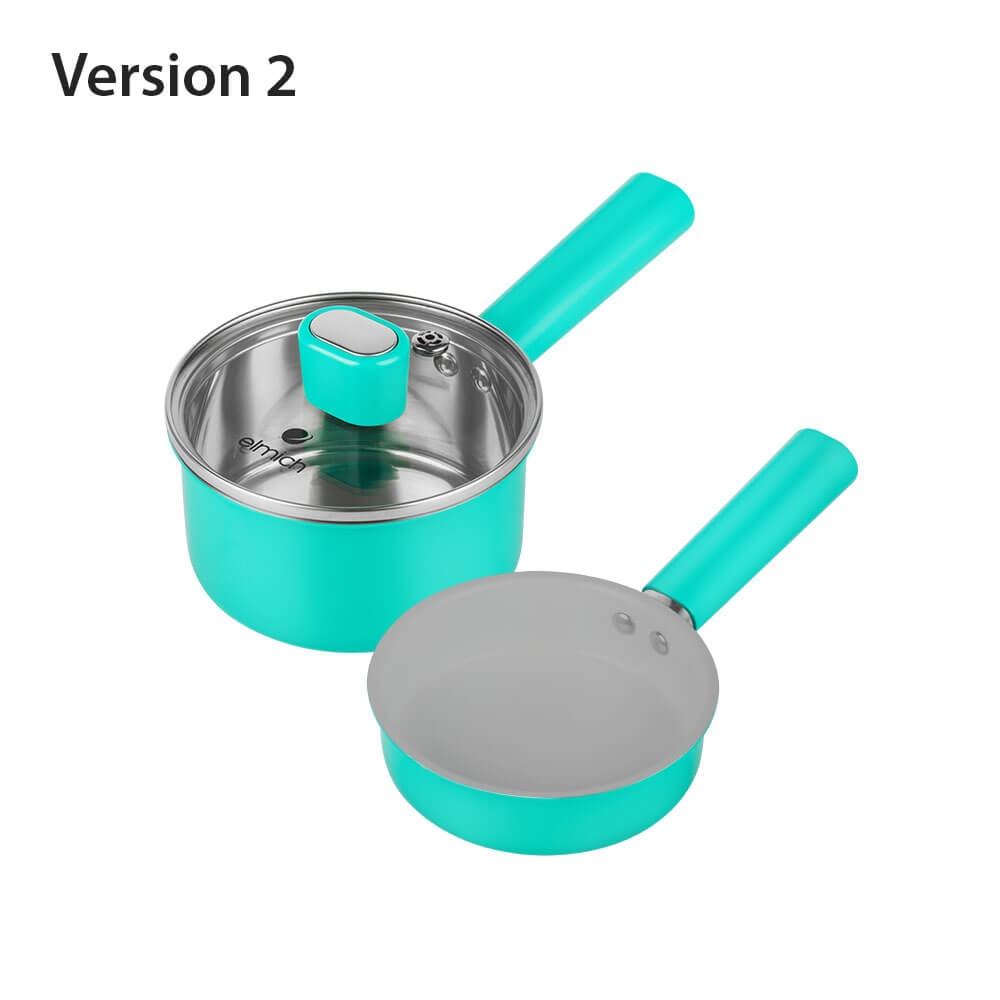Bộ nồi chảo inox nguyên khối an toàn Baby EL-1168OLMax size 14cm