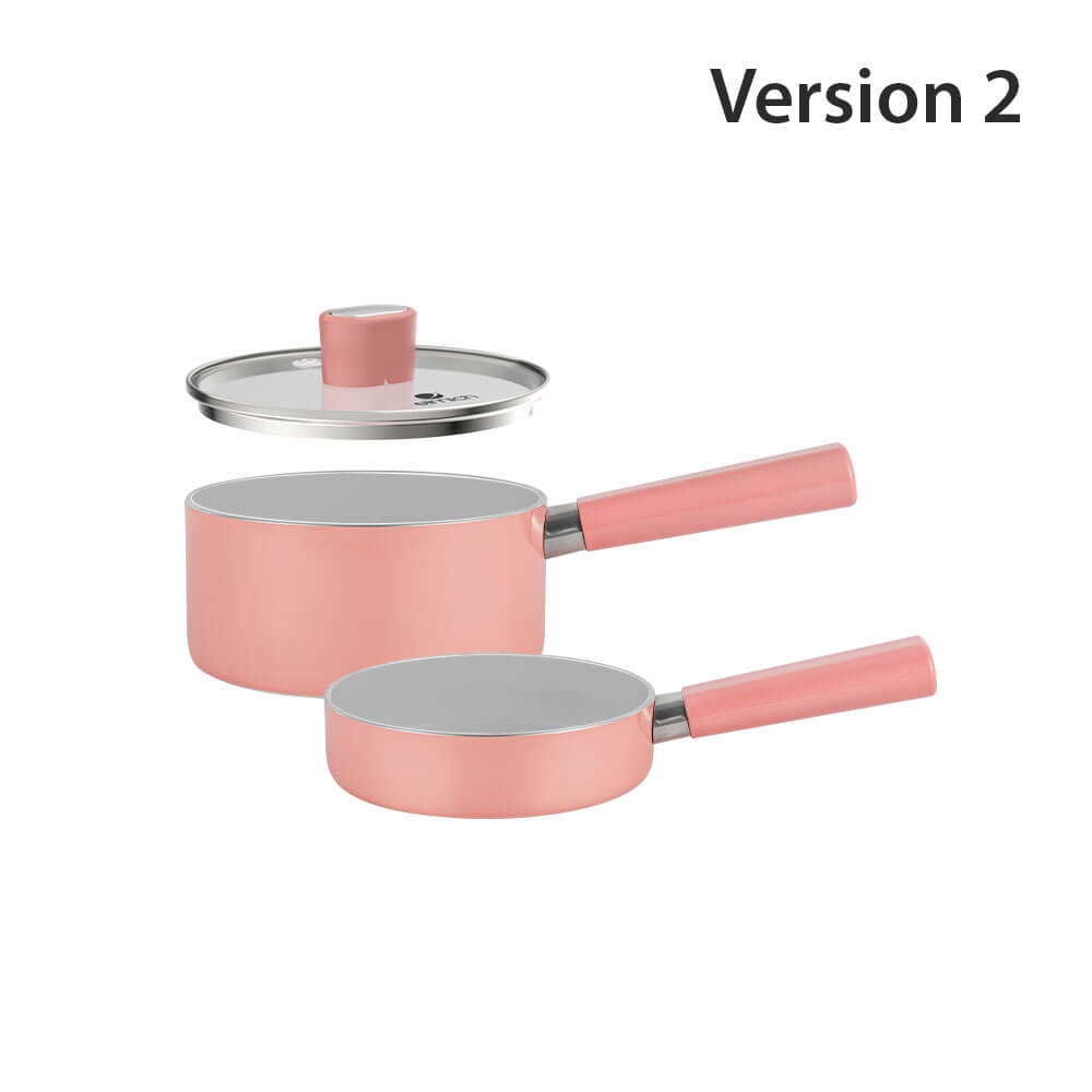 Bộ nồi chảo chống dính Ceramic Elmich Baby EL 1169AP/EL 1168BE/EL 1168SK