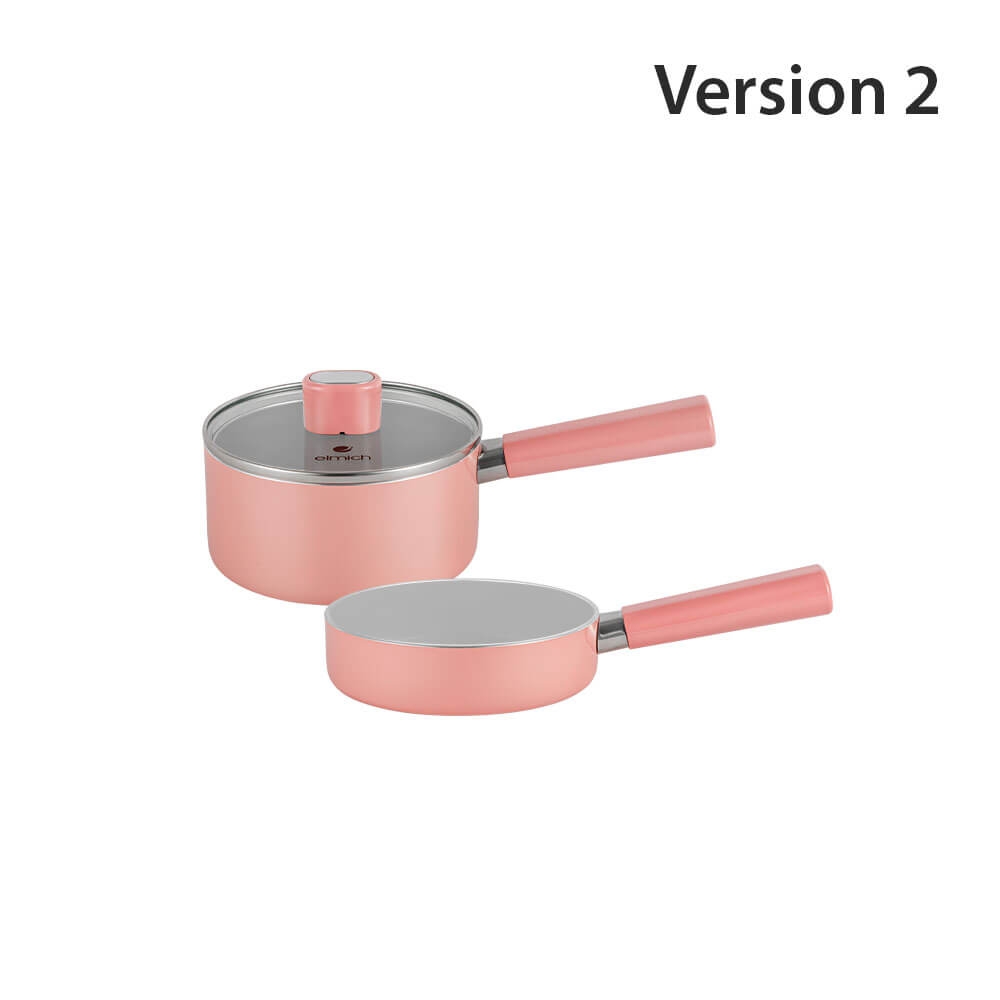Bộ nồi chảo chống dính Ceramic Elmich Baby EL 1169AP