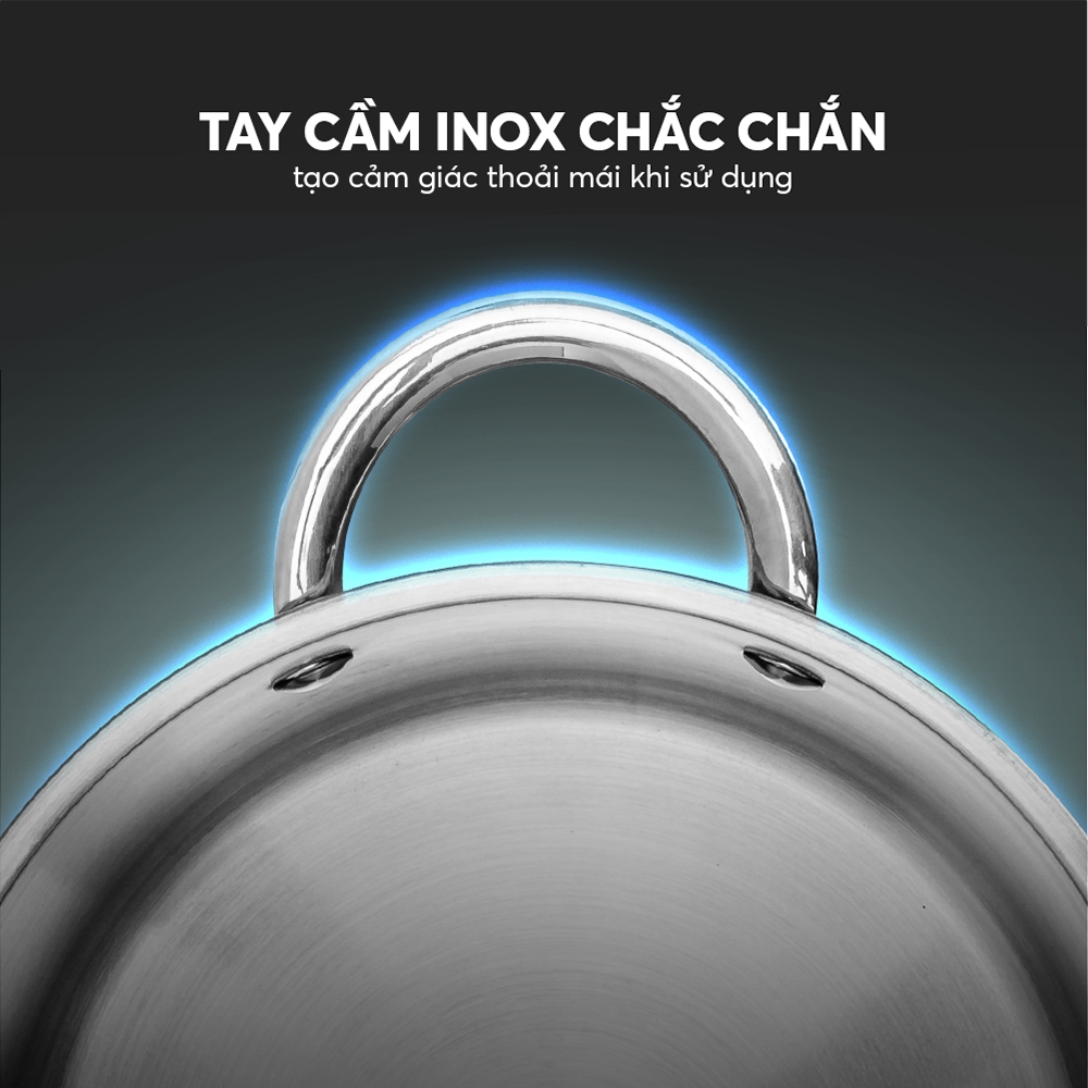 Bộ nồi Inox 304 Impact bonding Elmich EL2481 size 16,20,22cm