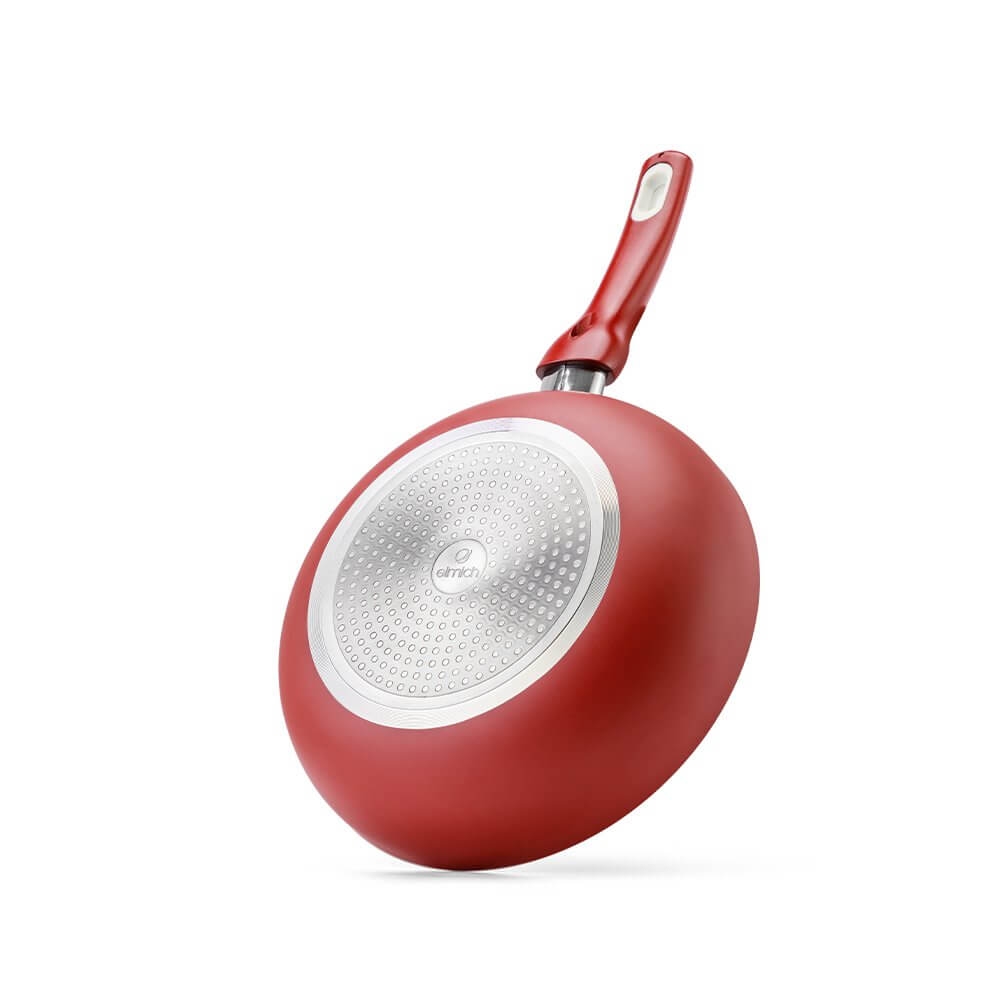 Chảo sâu lòng chống dính có vung kính Elmich EL-5912RE