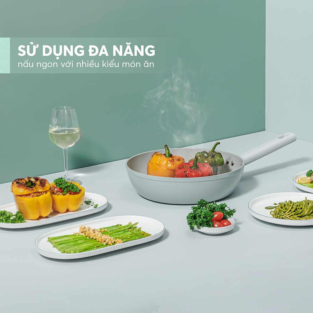 Chảo chống dính Ceramic Elmich Verona EL5968SK Size 20, 24, 26, 28cm