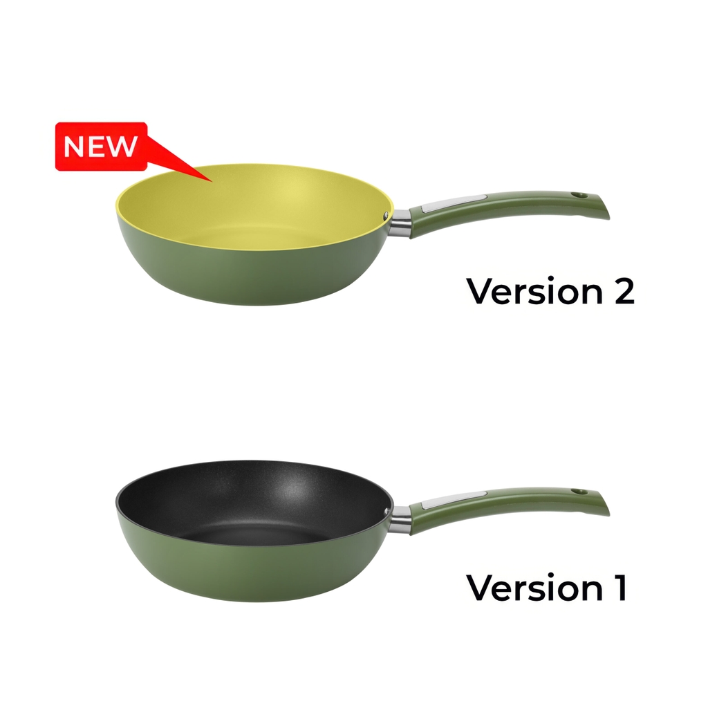 Chảo chống dính Ceramic Elmich Olive Classic EL5977OV size 20,24,26cm