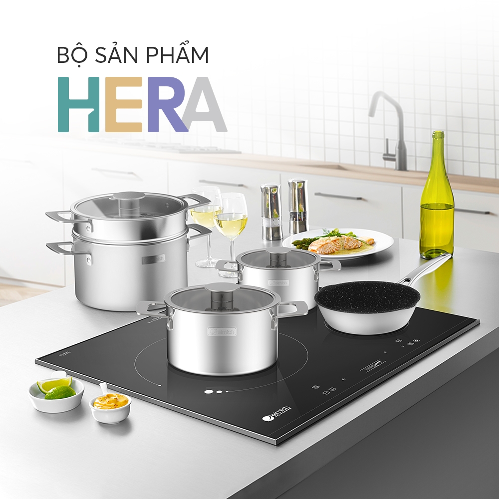 Nồi inox liền khối Elmich Hera EL-8103IN size 22cm