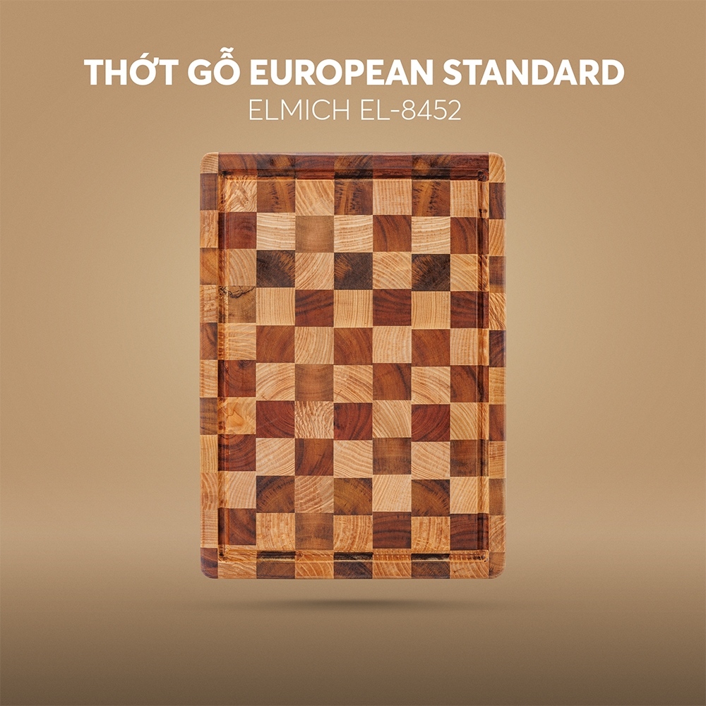 Thớt gỗ European Standard Elmich EL8452