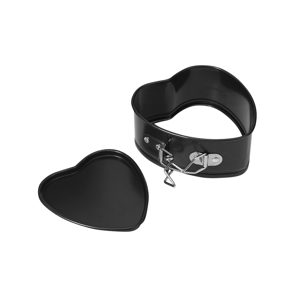 Khuôn bánh hình trái tim, đế rời, chốt ngang 11cm Elmich EL0295