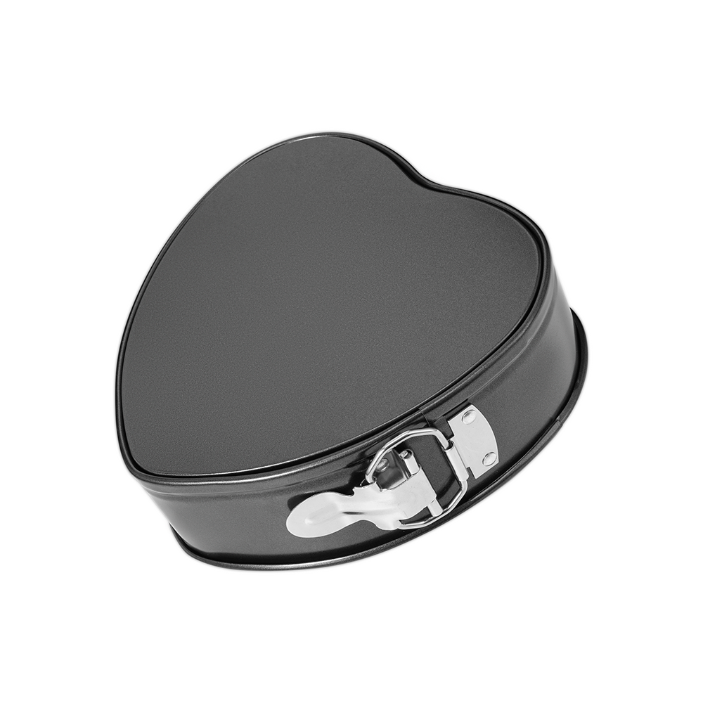 Khuôn bánh hình trái tim, đế rời, chốt ngang, 18cm Elmich EL0340