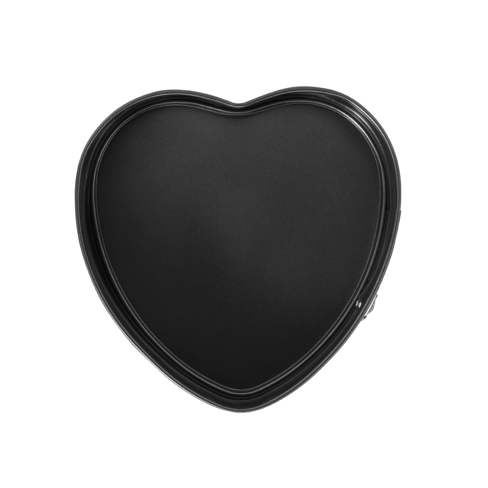 Khuôn bánh hình trái tim, đế rời, chốt ngang, 22cm Elmich EL0380