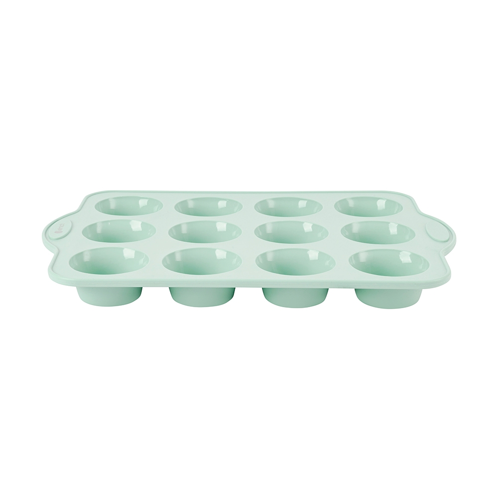 Khuôn làm bánh, thạch rau câu hình tròn silicon 12 lỗ Elmich EL0682