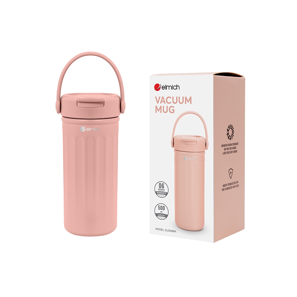 Cốc giữ nhiệt inox 304 Elmich EL0918  dung tích 500ml