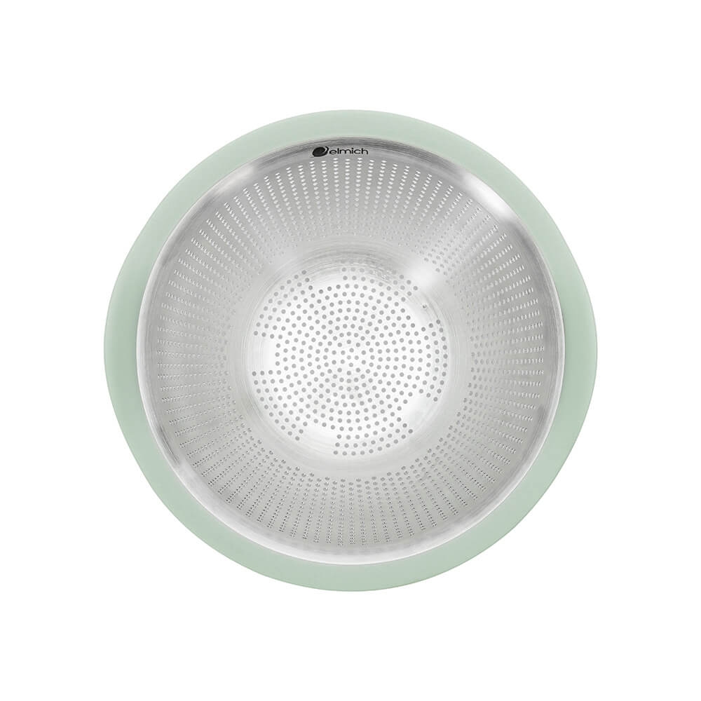 Rổ inox cao cấp có chân đỡ ráo nước Elmich 23cm & 29cm