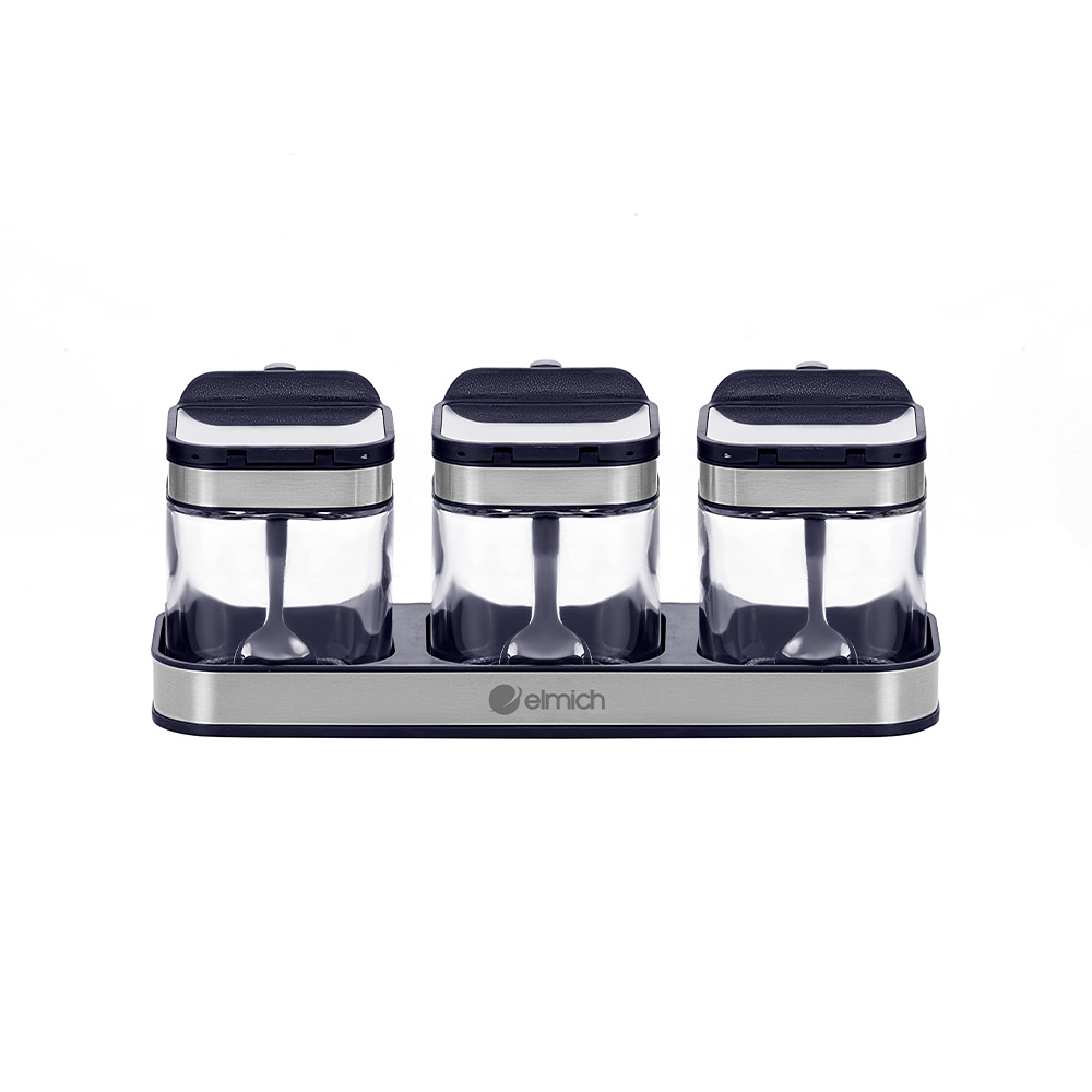 Bộ 3 lọ đựng gia vị Elmich EL1280