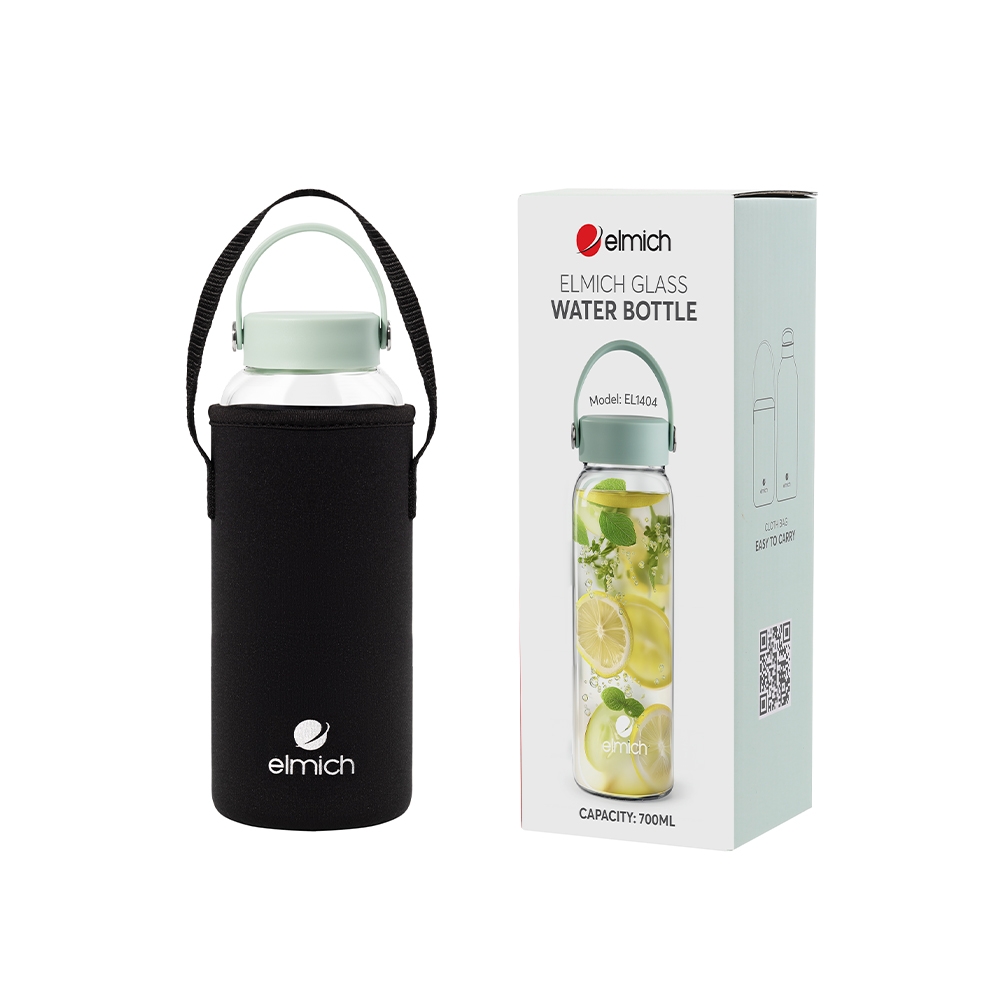 Bình nước thủy tinh Elmich EL1404 dung tích 700ml