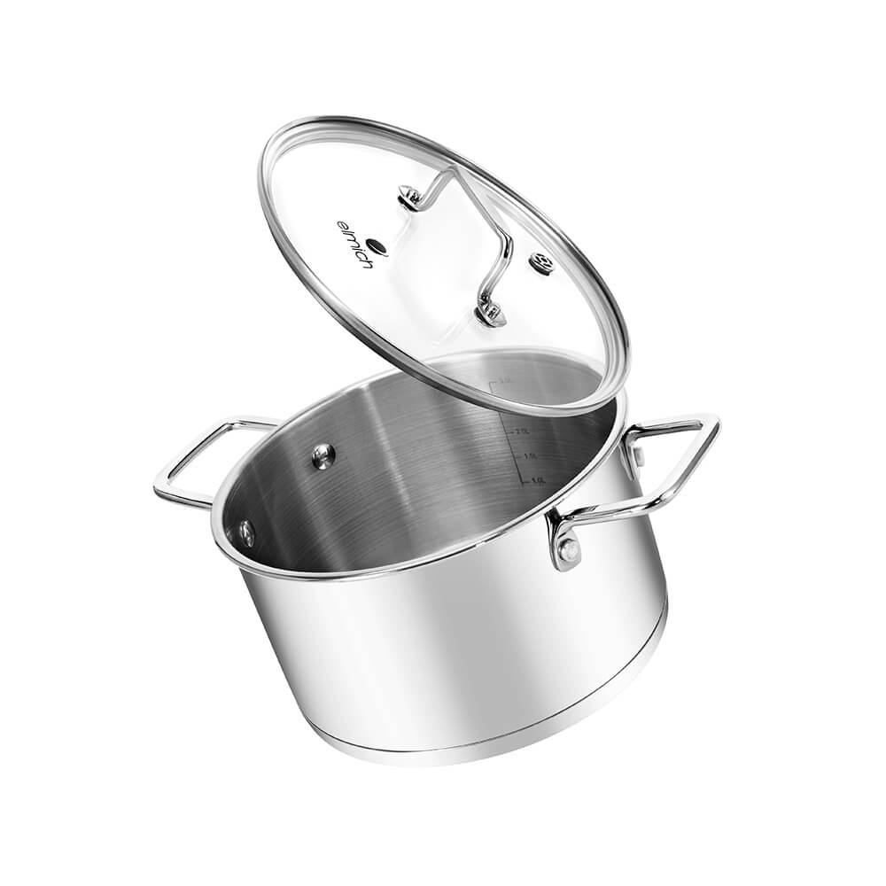 Bộ nồi Inox Elmich EL-2473 size 16, 20, 24cm