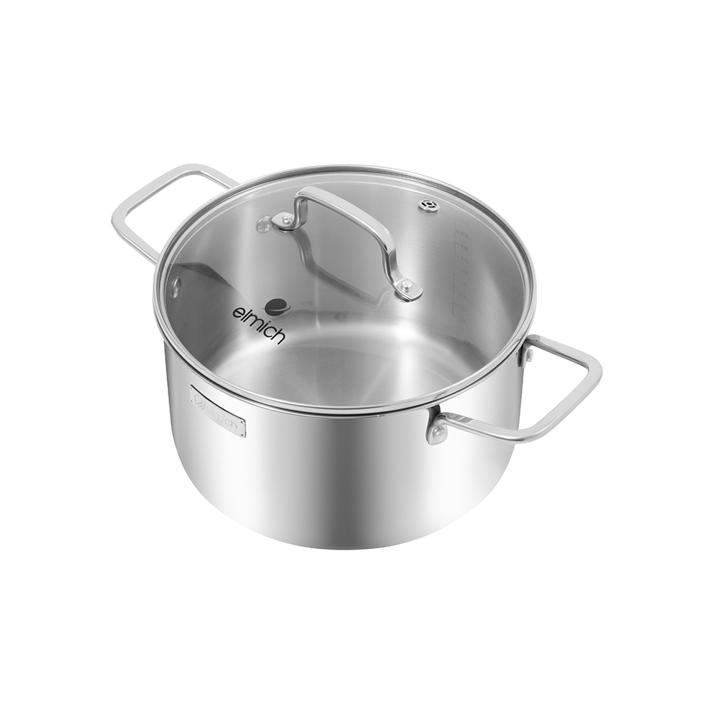 Bộ nồi inox liền khối Elmich Daily EL2488IN02-18, 20, 26cm