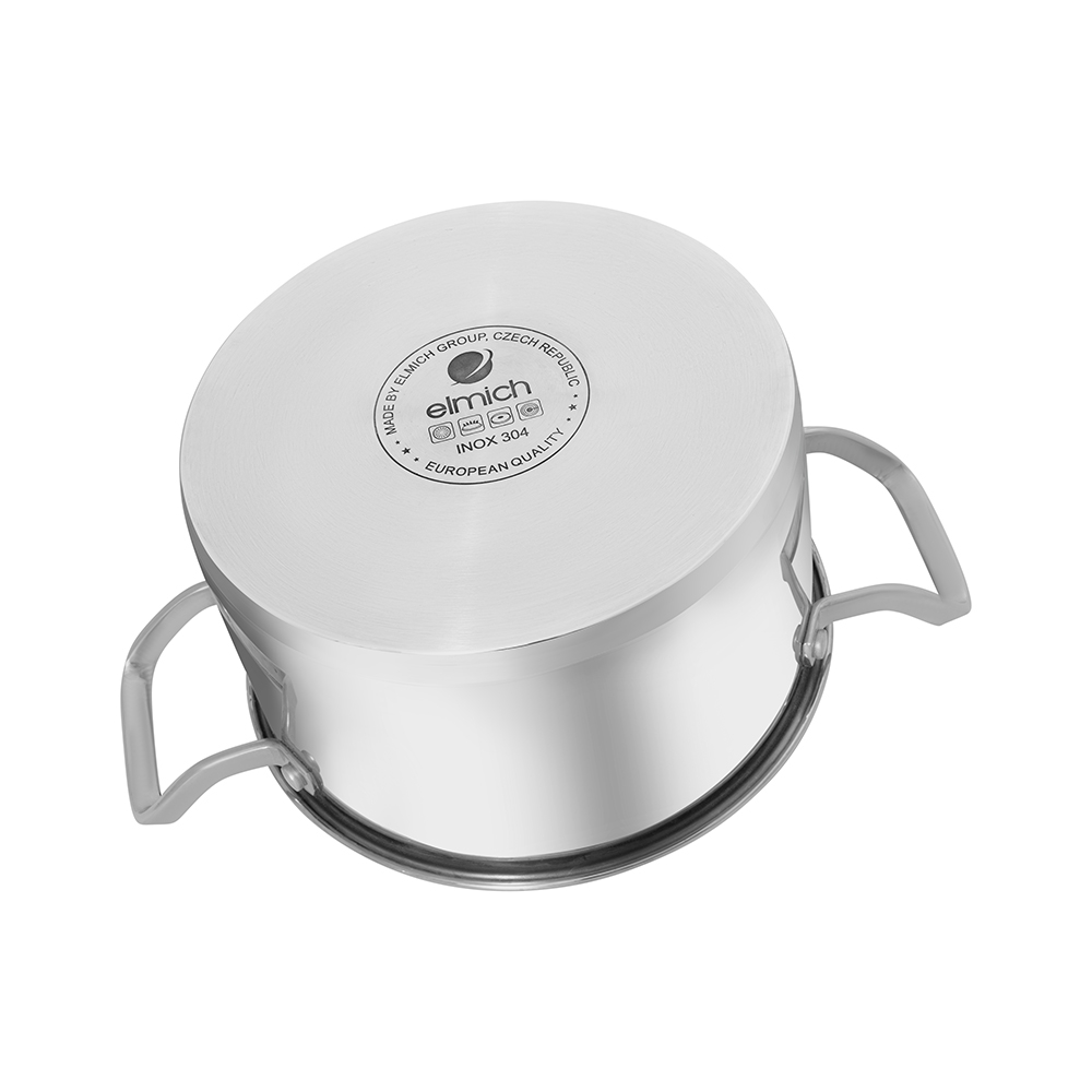 Bộ nồi inox 304 Impact bonding Elmich  EL2489IN01 Size 16, 20, 24cm