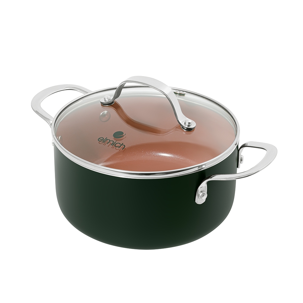 Bộ nồi chống dính Ceramic Elmich Harmony EL5247PT01 size 16,20,24 cm