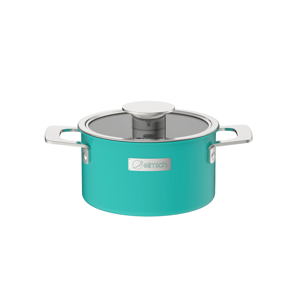 Nồi inox liền khối Elmich Hera - Xanh Ngọc