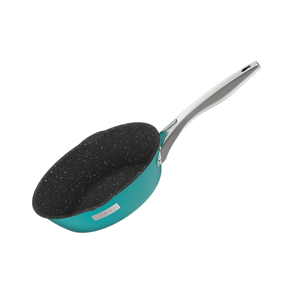 Bộ nồi Inox liền khối Elmich Hera Size 16, 18, 22, chảo 24cm