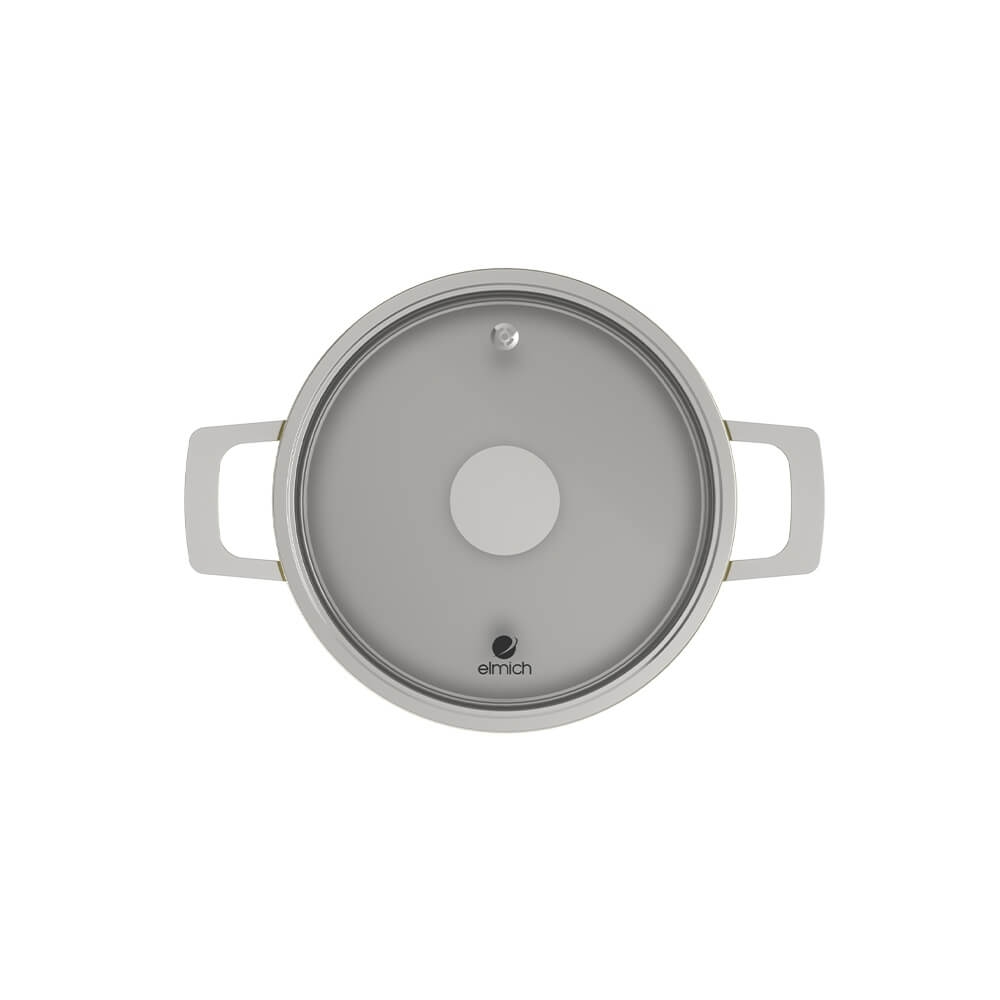 Bộ nồi Inox liền khối Elmich Hera EL 8267 size 18,20,26, chảo 26cm