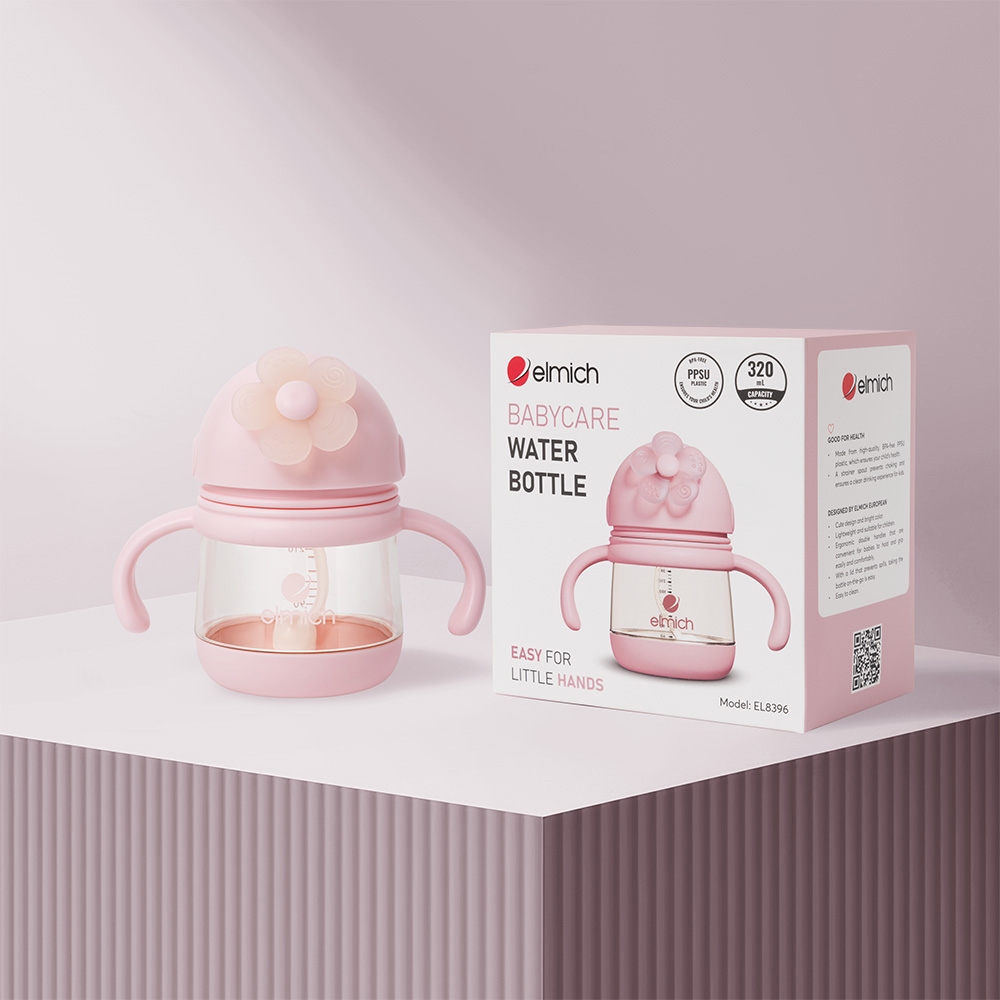 Bình nước trẻ em Elmich BabyCare EL8396 dung tích 320ml
