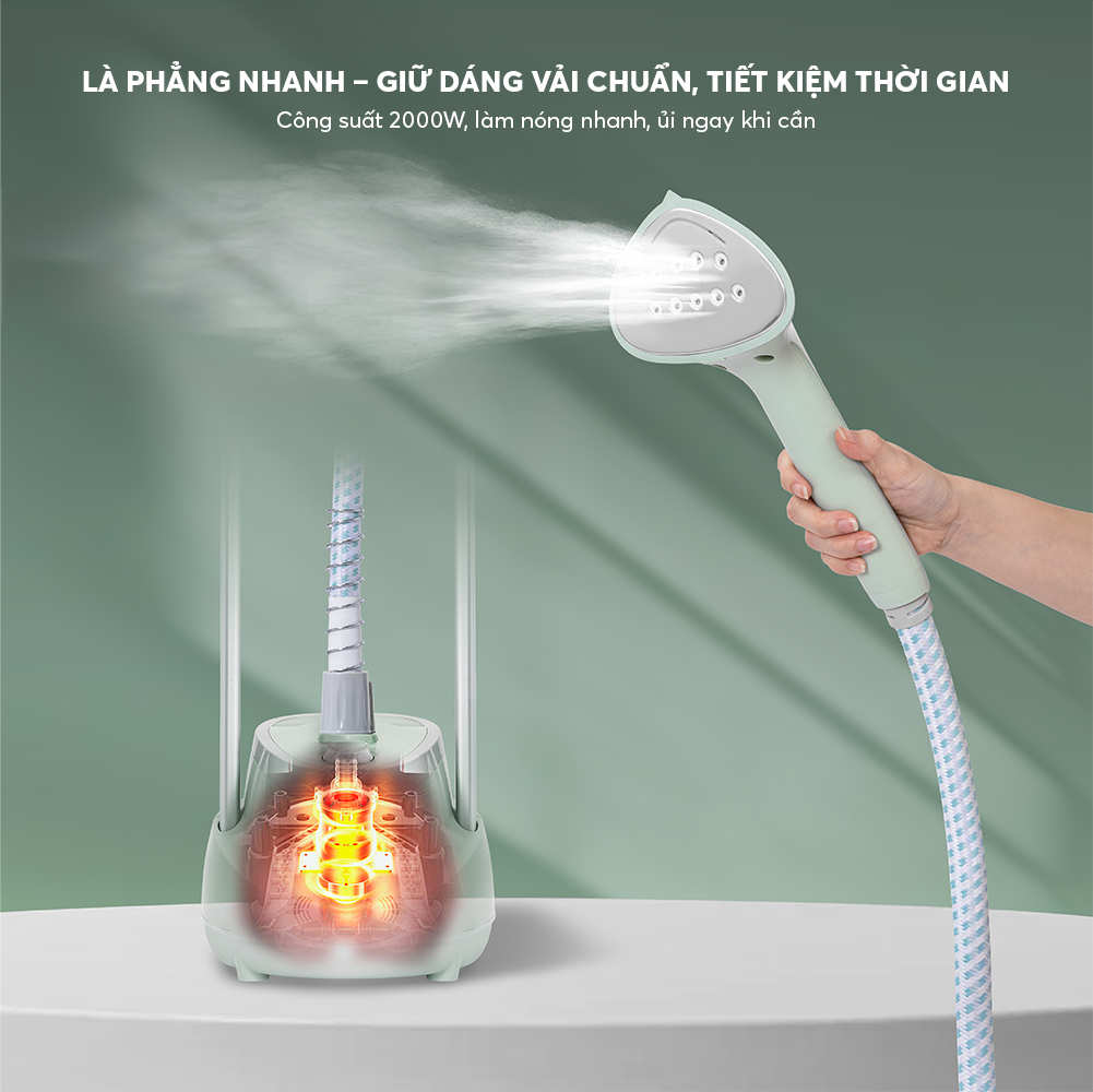 Bàn là hơi nước đứng Elmich GSE9166