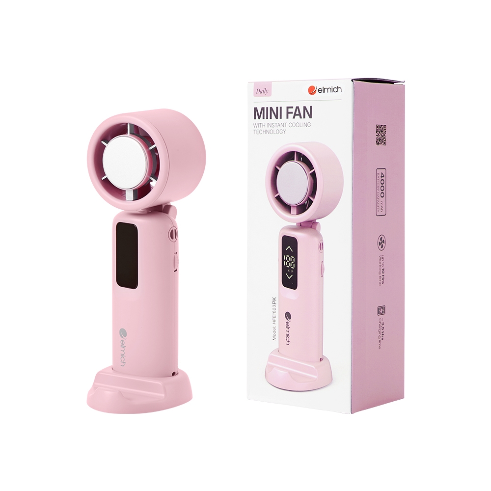 Quạt điện cầm tay mini chạy pin Elmich Daily HFE1623