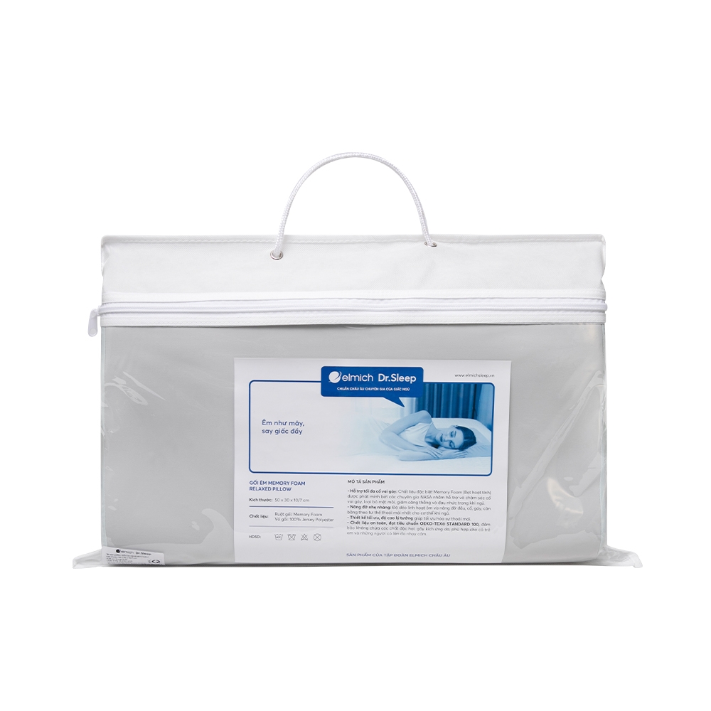 Gối êm Memory Foam cao cấp Elmich Dr.Sleep