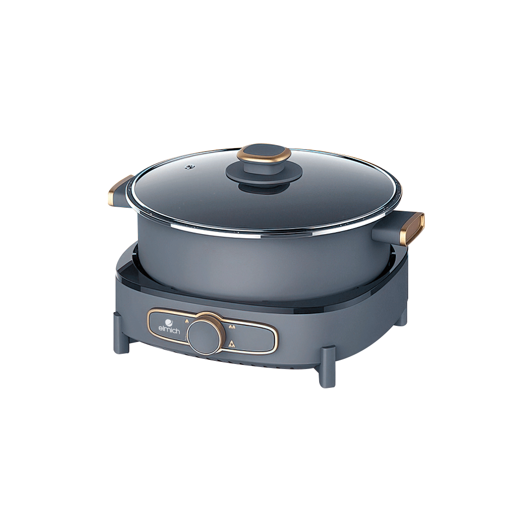 Nồi lẩu nướng điện đa năng Elmich 5,5L MEP-3910