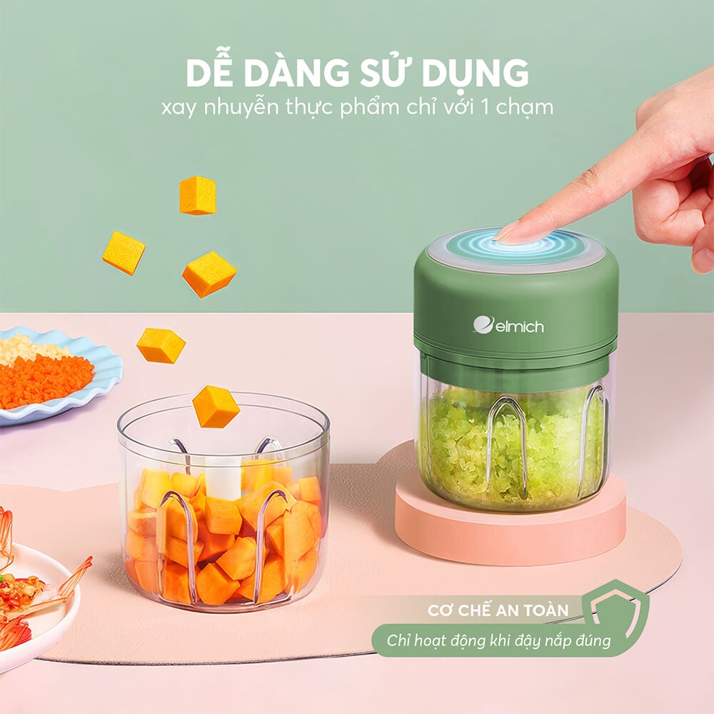 Máy xay tỏi ớt cầm tay Elmich PBE-8659