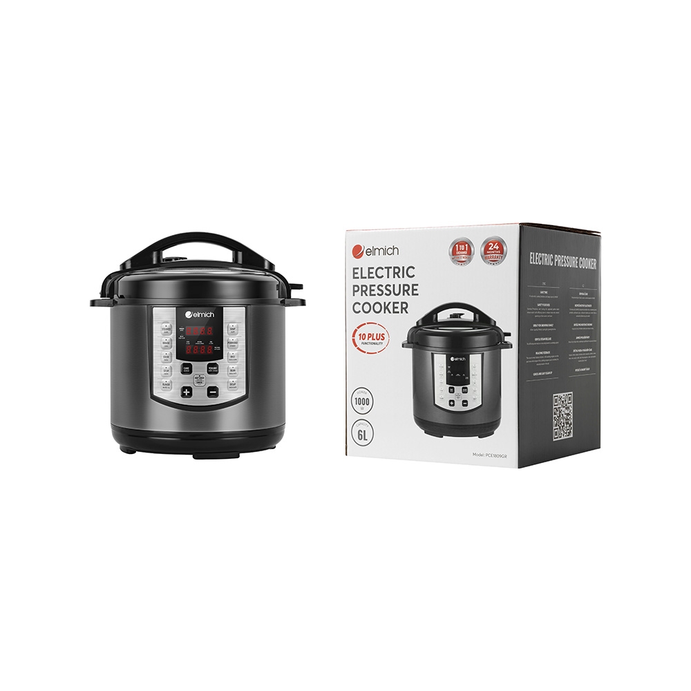 Nồi áp suất điện tử đa năng Elmich 6L PCE-1809OL