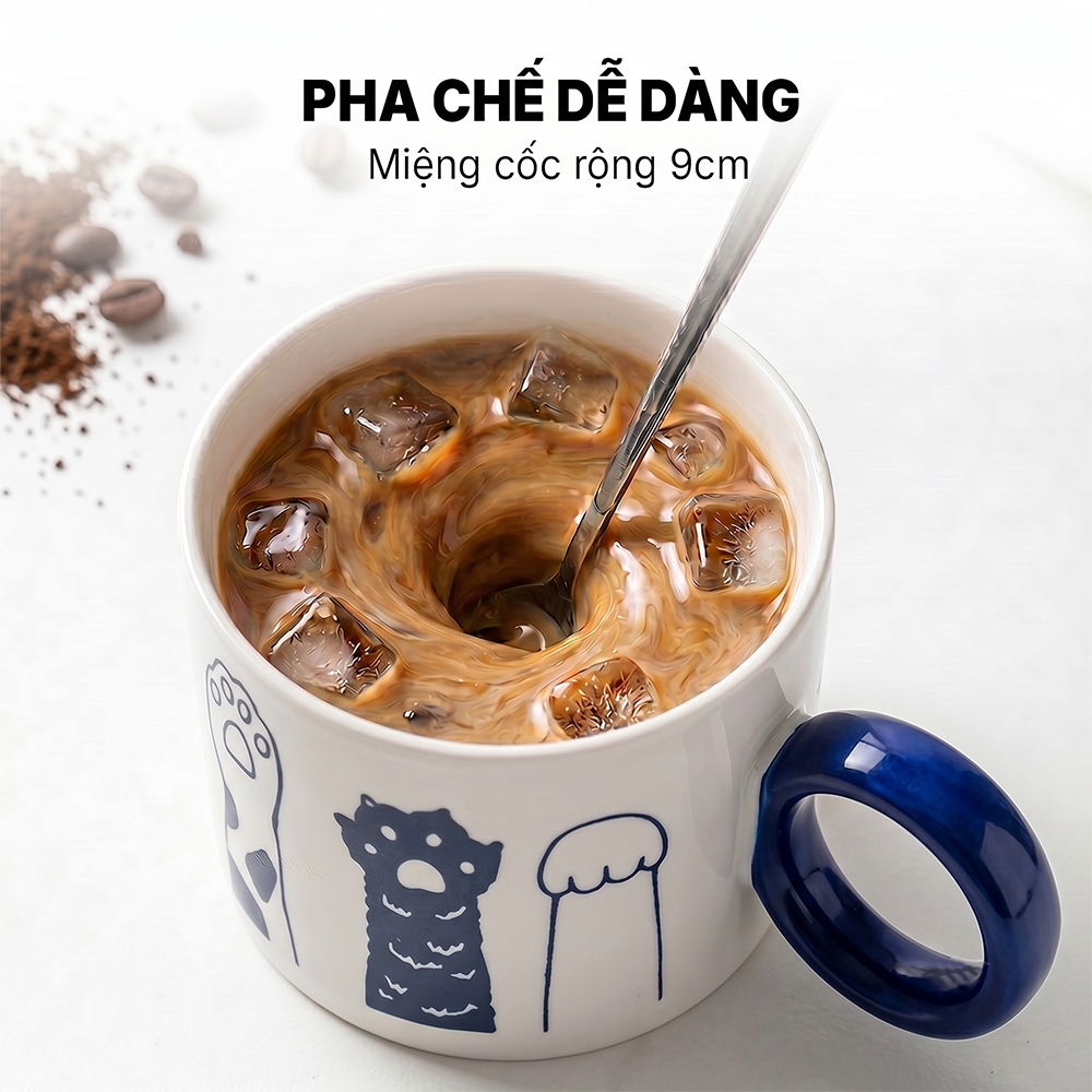 Cốc sứ Elmich Daily dung tích 410 ml EL4093