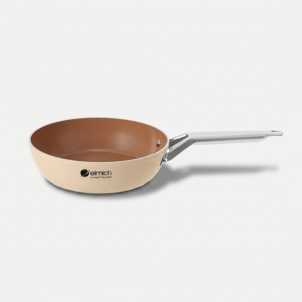 Chảo chống dính ceramic Elmich Plus Mocha EL6004MC