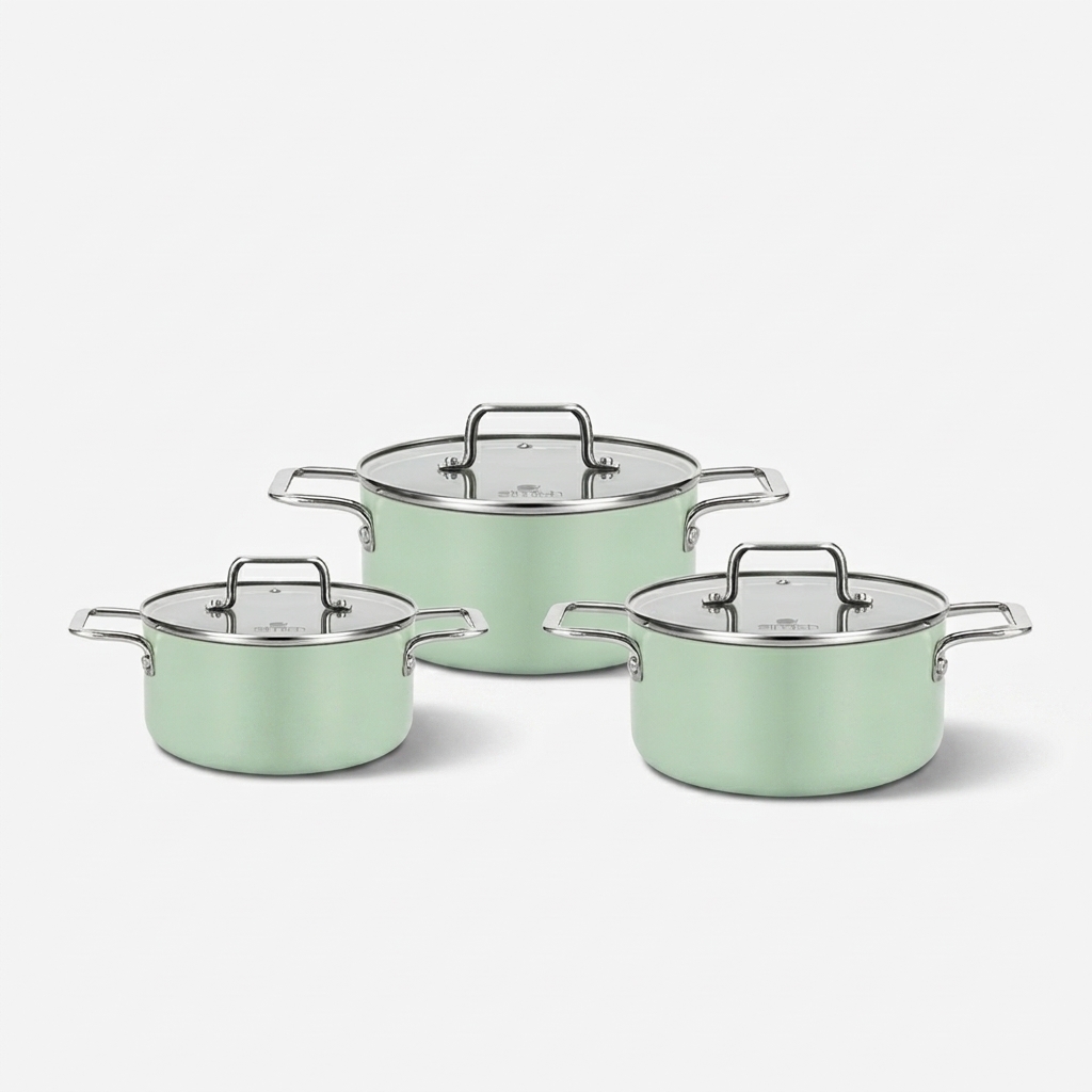 Bộ nồi chống dính Ceramic Elmich EL5241SK01 Size 18,20,24cm